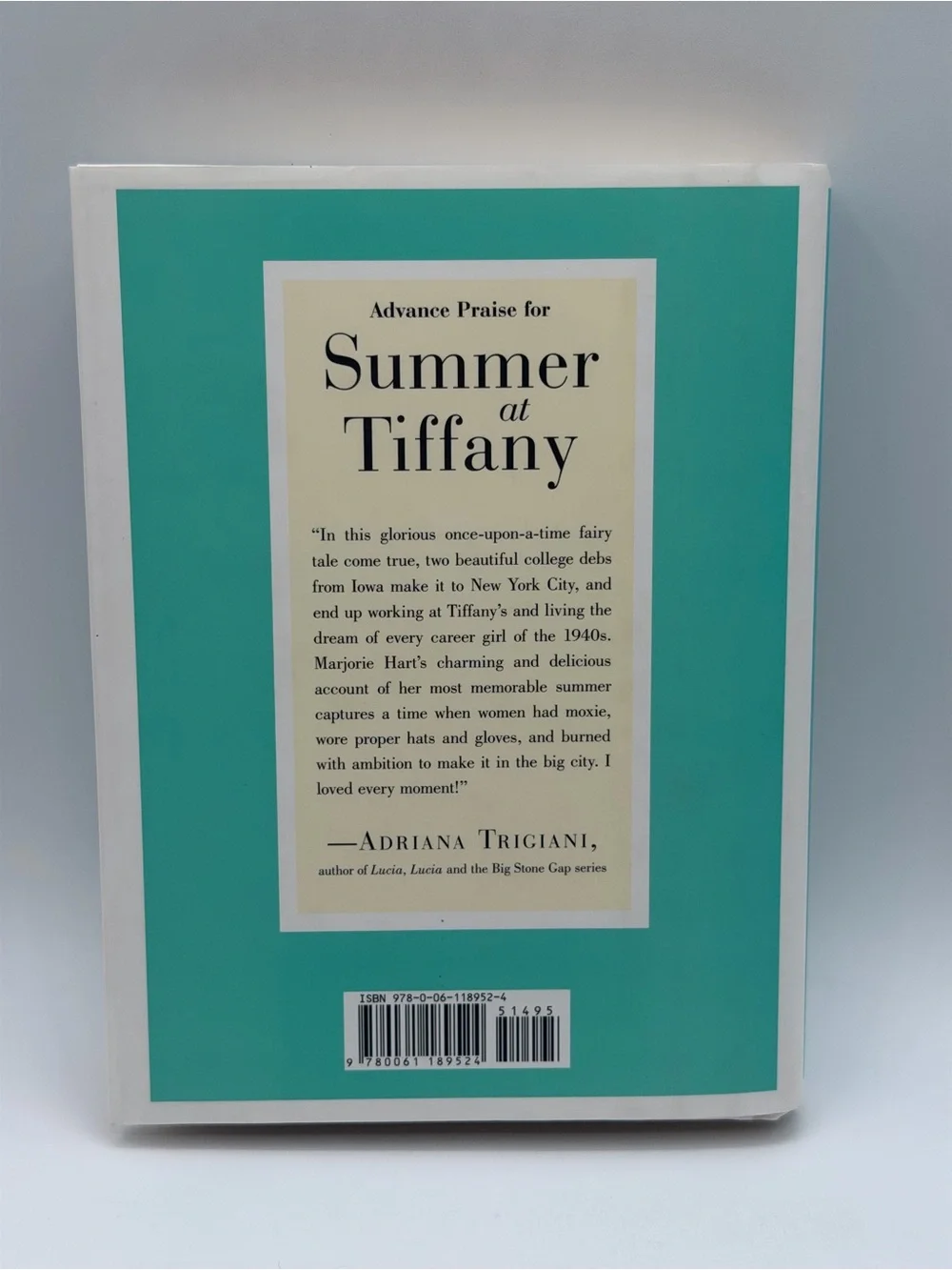 Summer at Tiffany by Marjorie Hart (2007, Hardcover Book)